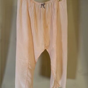 Vintage light orange Lounge silk Pants